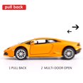 thumbnail image 3 of Coche de juguete TGRCM-CZ Huracán a escala 1/36 fundido a presión para niños, color naranja, 3 of 7