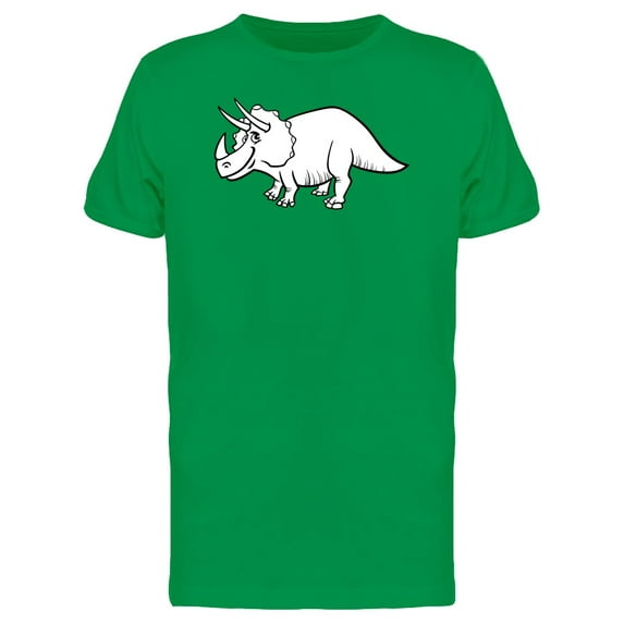 Triceratops Dinosaur Cartoon Tee Men's -Image by Shutterstock