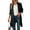 Black, variant on Women's Solid Color Long Sleeve Cardigan Jacket Long Top