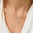 thumbnail image 4 of AUNOOL Necklaces Gifts for Women Bridemaid Gifts Necklace 14K Gold Plated Infinity Circle Necklace Gifts for&nbsp;Bridemaid Jewelry Gifts, 4 of 6