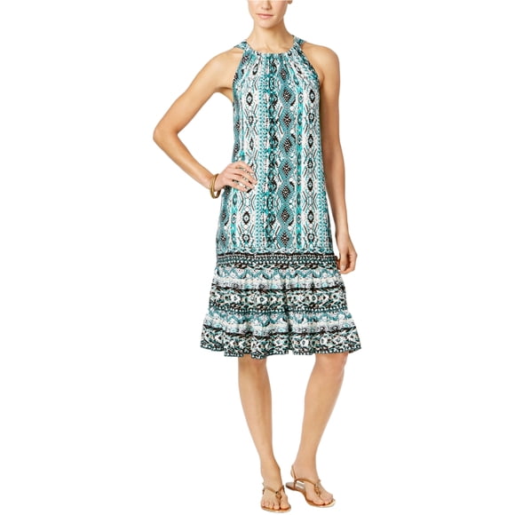 Vestido Midi con gradas My Collection para mujer verde PL