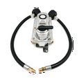 2Stage Auto Changeover LP Propane Gas Regulator with Two 12 Inch Pigtails for RVs, Caravans