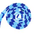 thumbnail image 1 of Cuerda para saltar, cuerdas para saltar con cuentas segmentadas sin enredos para niños (azul) Likrtyny Para estrenar, 1 of 9