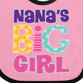 thumbnail image 4 of Inktastic Nana's Big Girl Girls Baby Bib, 4 of 4