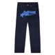 thumbnail image 3 of Pantalones vaqueros de pierna ancha para hombre, ropa Retro Harajuku, holgados, informales, con estampado de Hip Hop, de moda, de cintura alta, color negro, Y2k, 2023, 3 of 5