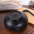 thumbnail image 5 of Tineasur  Black Noodle Bowl Antirust Sturdy Elegant Design for Home, 5 of 7