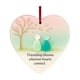 thumbnail image 2 of Adorno De Recuerdo De La Amistad Con Forma De Corazn De Vidrio Marino, 10 Cm, Para Colgar En El Rbol De Navidad, Decoracin Del Hogar, Para Navidad, Bodas, Paquete De 1, Transparente, UKHBMC, 2 of 7