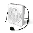 thumbnail image 1 of Auriculares con micrófono Mini Norwii con amplificador de voz 30h Play, color blanco, 1 of 8