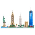 thumbnail image 1 of Dafdag New York Skyline Architecture Micro Mini Blocks Juego de construcción 3452 Piezas Kit de Modelo de colección de Ladrillos como Regalo para Adultos o niños, 1 of 5