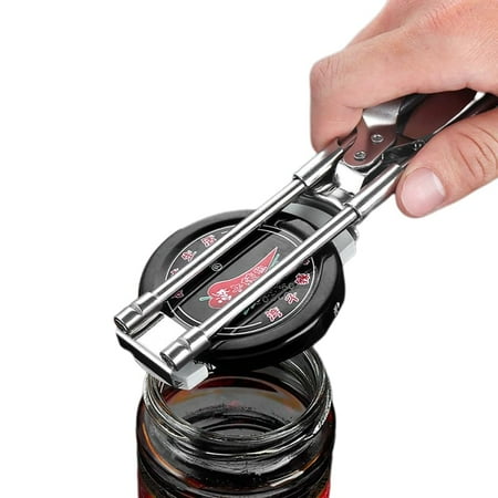 

Adjustable Jar Opener Stainless Steel Camping Picnic Jam Bottle Cap Open Tool Kitchen Anti-skid Save Effort Lid Opener