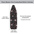 thumbnail image 6 of HELLHERO Iron Padding Covers for Home Laundry Room Iron Pad Covers for Most Iron Boards Adjustable Straps Spiderweb Terrifying Eyeball, 6 of 6