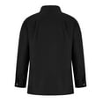 thumbnail image 5 of guisaled Mens Dress Shirts Big and Tall Long Sleeve Button Down Shirt Lapel Neck Loose Fiit Solid Color Basic Business Office Work, 5 of 7