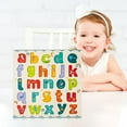 thumbnail image 1 of puzzle pying Montessori Enseñanza Ayudas de Educación Docencia Partido Aprendizaje de Cumpleaños de Navidad Letras minuscus CUTICAT Rompecabezas del alfabeto inglés, 1 of 8