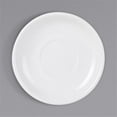 thumbnail image 1 of Tuxton BPE-066 Porcelain White Cappuccino Saucer, 1 of 1