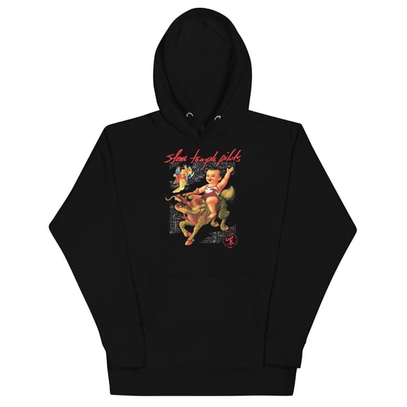 Stone Temple Pilots Purple - Small Classic Unisex Hoodie - Black - Small