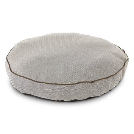 Vibrant Life Medium Round Dog Bed, Gray, 30" x 30"