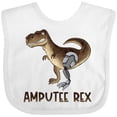 thumbnail image 3 of Inktastic Limb Loss Awareness Amputee Rex with Prosthetic Leg Boys or Girls Baby Bib, 3 of 4
