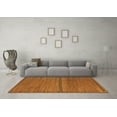 thumbnail image 3 of Ahgly Company Indoor Square Abstract Orange Modern Area Rugs, 7' Square, 3 of 4