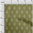 thumbnail image 2 of oneOone Viscose Chiffon Olive Green Fabric Asian Block Print Sewing Craft Projects Fabric Prints By Yard 42 Inch Wide, 2 of 4