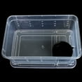 thumbnail image 1 of Transparent Feeding Box Reptile Box Amphibian for Snake Cage Lizard Spider Reptile Combination, 1 of 8