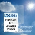 thumbnail image 5 of First Aid Kit Located Inside OSHA Notice Vinyl Decal Label 7 Inch x 5 Inch - 10 Pack, 5 of 6