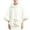 #0486-White, variant on AUNVITO Cozy Thickened Loose Fit Cape Cardigan with Plush Textured Mid-Length Winter Outwear for Women