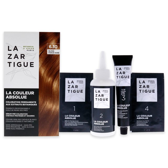 Color de pelo Lazartigue La Couleur Absolue Coloración Permanente Rubio Oscuro Dorado 1 Application