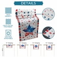 thumbnail image 6 of Patriotic USA Flag Table Runner - 36 Inch Long Memorial Blue Red Star Lines Cotton and Linen Blended Dress Scarves Farmhouse Table Runner for Kitchen Dining, Coffee Table, 13" x 36", 6 of 8