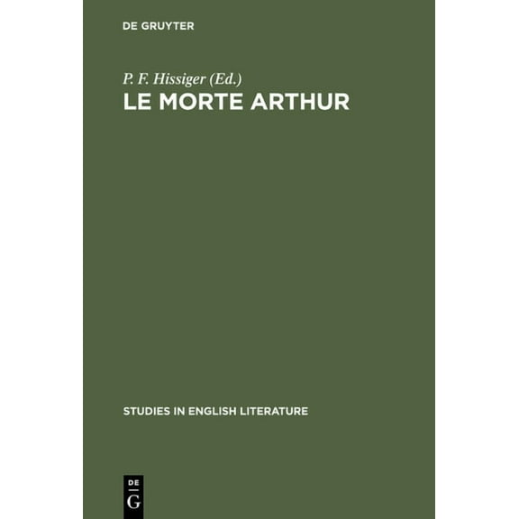 Studies in English Literature Le morte Arthur, Book 96, (Hardcover)