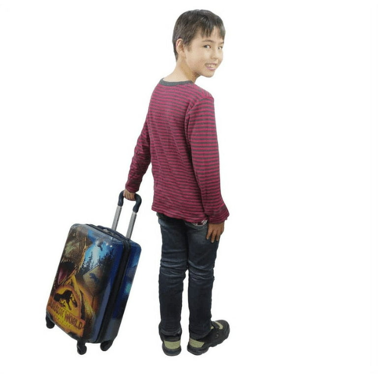 Jurassic World Dominion 21 Carry On Rolling Dinosaur Suitcase for Children Walmart
