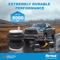 thumbnail image 4 of RETRUE Rear Air Bags Suspension Kit for 2014-2025 RAM 3500 Truck Towing, 5000 Lbs of Load Leveling Capacity, Replacement for Firestone 2616&2615 Ride Rite Airbags for Trucks Rear Suspension, 4 of 7
