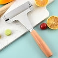 thumbnail image 3 of ABPETE Creative Multifunctional Vegetable Peeler & Slicer,Adjustable Julienne Peeler Veggie Peelers, Stainless Steel Multifunctional Fruit and Vegetable Peelers for Home Kitchen Gadgets (Silver*1), 3 of 6