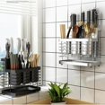 thumbnail image 1 of Estante de almacenamiento de cocina montado en la pared sin perforaciones de acero inoxidable soporte para cuchillos caja de cubiertos ShuxiuWang 8390605826146, 1 of 1
