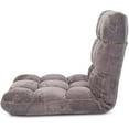 thumbnail image 3 of BirdRock Home Adjustable 14-Position Memory Foam Floor Chair - Grey, 3 of 7