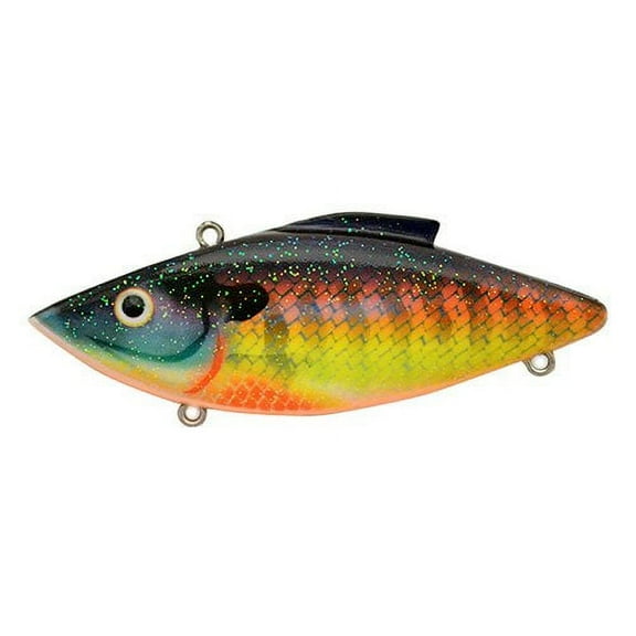 Rat-L-Trap Mini-Trap Lipless Crankbait, Sunrise Perch, 1/4 oz.