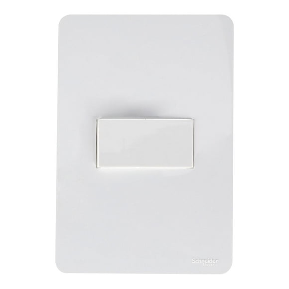 Interruptor Sencillo Con Placa Orion Schneider Blanco