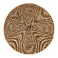 thumbnail image 2 of Superior Braided Jute Handwoven Indoor Outdoor Area Rug, 4' Round, Black, 2 of 5