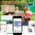 thumbnail image 3 of Gymax 3HP Walking Running Jogging Exercise Machine APP Control Folding Treadmill, 3 of 10