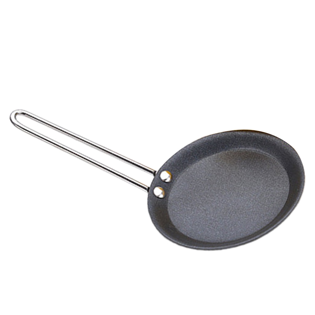 Mini Frying Pan 12cm Egg Omelet Pancake Non Stick Fryer Pot Portable for Camping 