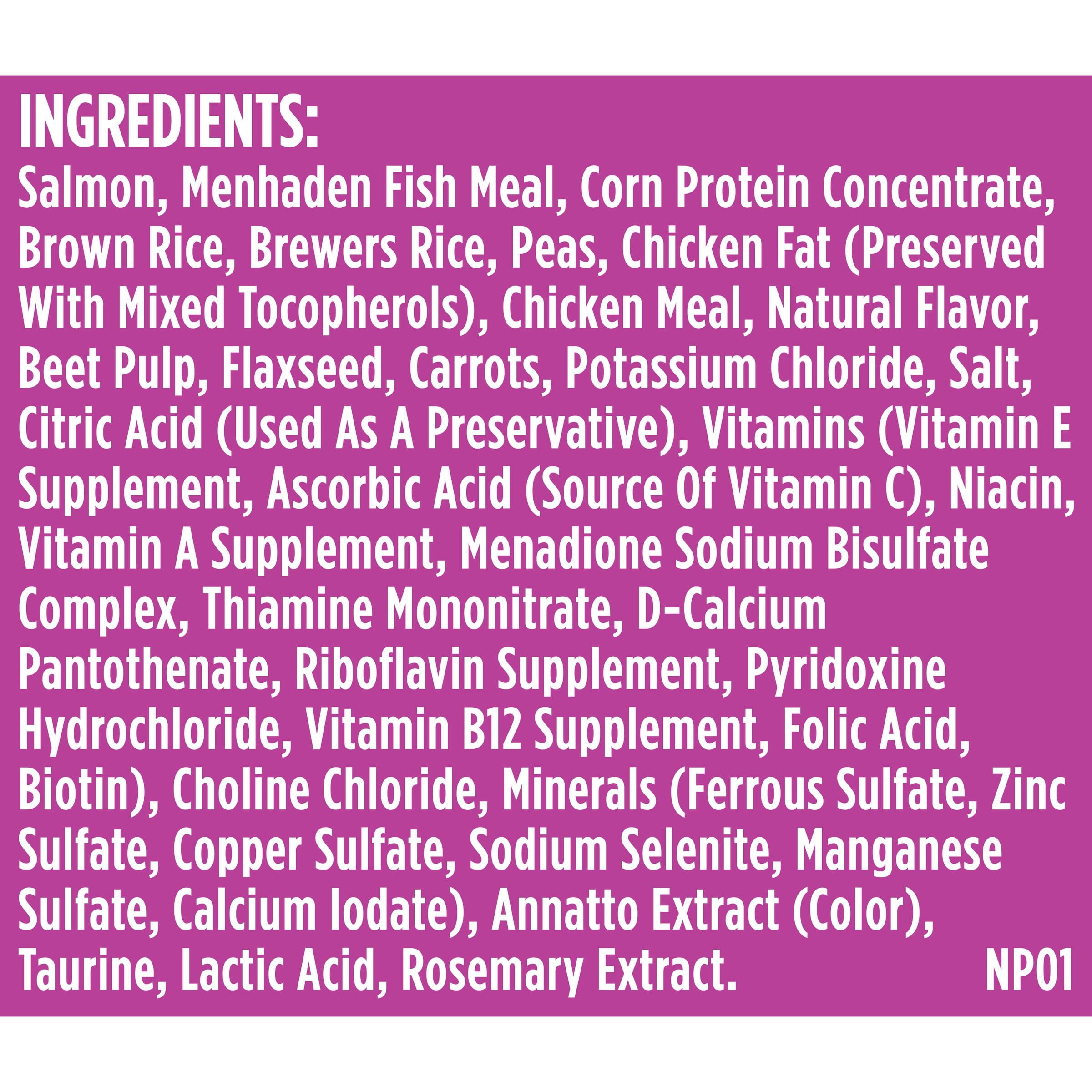 Rachael Ray Nutrish Savory Bites Tasty Salmon & Veggies Recipe Natural Food for Adult Cats, 2.5 lb
