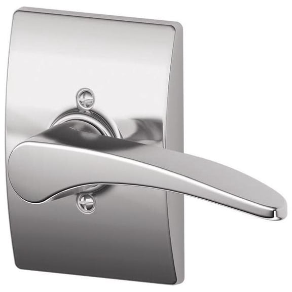 Schlage F170-Mnh-Cen-Rh Manhattan Right Handed Non-Turning One-Sided Dummy Door Lever -