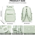 thumbnail image 5 of Floless Laptop Backpack for Women, College School Casual Daypack Bookbag,Work Shopping Bag Lightweight For Women Men Student Fits 15.6 Inch Laptop,Bags for Women College, 5 of 8