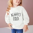 thumbnail image 3 of Elainilye Fashion Toddler Sweatshirt Middle Big Girls Boys Heart Print Long Sleeve Top Sweatshirt Sizes 2-10Y,White, 3 of 5