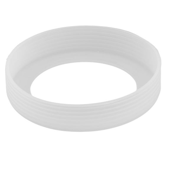 Home Silicone Heat Resistant Nonslip Glass Bottle Mug Cup Sleeve White 7.8cm Dia