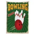 thumbnail image 3 of Ambesonne Vintage Tablecloth Rectangular Table Cover, Bowling Strike Green, 60"x90", Multicolor, 3 of 4
