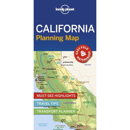 Map Lonely Planet California Planning Map, (Paperback)