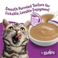 thumbnail image 4 of Purina Friskies Pureed Cat Food Toppers, Lil’ Shakes with Scrumptious Salmon Lickable Cat Treats, 1.55 oz Pouch, 4 of 13