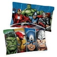 Marvel Avengers Assemble Superhero Pillowcase, Hulk & Captain America