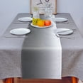 thumbnail image 2 of Hokiten Table Runners 72 Inches Long Dress Scarves, Grey Ombre Farmhouse Kitchen/Dining Table Runner, Coffee Tablerunners, Abstract Modern Art Grey Gradient Aesthetic 16x72 Inch, 2 of 7