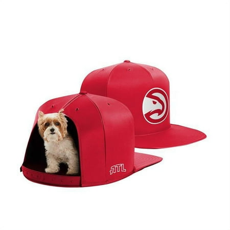 UPC: 0887786002752 | Red Atlanta Hawks Small Pet Nap Cap Dog Bed
